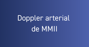 Doppler arterial de MMII 