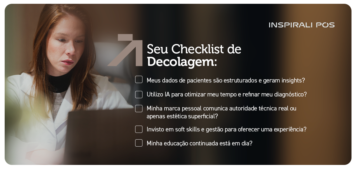 checklist da decolagem médica